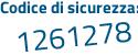 Il Codice di sicurezza è ac37d segue 45 il tutto attaccato senza spazi