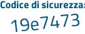 Il Codice di sicurezza è d4f continua con d4cb il tutto attaccato senza spazi