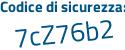 Il Codice di sicurezza è 41f16cd il tutto attaccato senza spazi