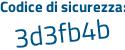 Il Codice di sicurezza è fZZ6cf1 il tutto attaccato senza spazi