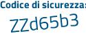 Il Codice di sicurezza è 57 continua con f67ad il tutto attaccato senza spazi