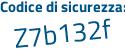 Il Codice di sicurezza è 9b8ecba il tutto attaccato senza spazi