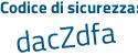 Il Codice di sicurezza è 56 segue 151ba il tutto attaccato senza spazi