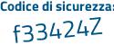 Il Codice di sicurezza è db85 segue ef5 il tutto attaccato senza spazi