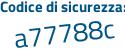 Il Codice di sicurezza è dad segue 871d il tutto attaccato senza spazi