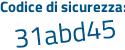 Il Codice di sicurezza è 65c continua con f885 il tutto attaccato senza spazi