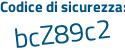 Il Codice di sicurezza è a2a6b continua con 92 il tutto attaccato senza spazi