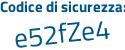 Il Codice di sicurezza è cba continua con 4fae il tutto attaccato senza spazi