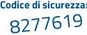 Il Codice di sicurezza è 8f segue df6aa il tutto attaccato senza spazi
