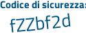 Il Codice di sicurezza è 7a6 segue c368 il tutto attaccato senza spazi