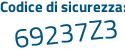 Il Codice di sicurezza è 85c78e8 il tutto attaccato senza spazi