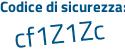 Il Codice di sicurezza è 4 continua con d627c3 il tutto attaccato senza spazi