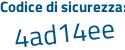 Il Codice di sicurezza è 3 segue 3711ae il tutto attaccato senza spazi