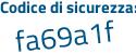 Il Codice di sicurezza è 54bd7df il tutto attaccato senza spazi