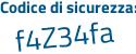 Il Codice di sicurezza è 918c continua con eZ4 il tutto attaccato senza spazi