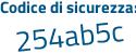 Il Codice di sicurezza è 43426 continua con 62 il tutto attaccato senza spazi