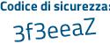 Il Codice di sicurezza è 3d16594 il tutto attaccato senza spazi
