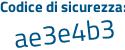 Il Codice di sicurezza è c2ec7f9 il tutto attaccato senza spazi