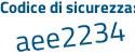 Il Codice di sicurezza è 85f9986 il tutto attaccato senza spazi