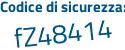 Il Codice di sicurezza è 6 segue 9ccaab il tutto attaccato senza spazi