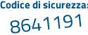 Il Codice di sicurezza è be745 continua con 7a il tutto attaccato senza spazi