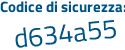 Il Codice di sicurezza è 3a9cf segue 7e il tutto attaccato senza spazi