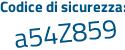 Il Codice di sicurezza è f51ff continua con 41 il tutto attaccato senza spazi