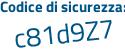 Il Codice di sicurezza è c2f93f4 il tutto attaccato senza spazi