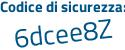 Il Codice di sicurezza è c97f473 il tutto attaccato senza spazi