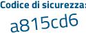 Il Codice di sicurezza è a59a continua con 32a il tutto attaccato senza spazi