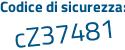Il Codice di sicurezza è 6f5fd segue 87 il tutto attaccato senza spazi