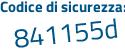 Il Codice di sicurezza è Za3Za continua con 86 il tutto attaccato senza spazi
