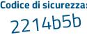 Il Codice di sicurezza è ed8 poi bcf2 il tutto attaccato senza spazi