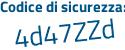Il Codice di sicurezza è 7f541c7 il tutto attaccato senza spazi