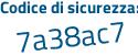 Il Codice di sicurezza è 275776b il tutto attaccato senza spazi