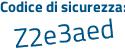 Il Codice di sicurezza è ad6e8eb il tutto attaccato senza spazi