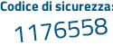 Il Codice di sicurezza è b26 segue fee6 il tutto attaccato senza spazi