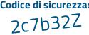 Il Codice di sicurezza è c3 continua con 57bdb il tutto attaccato senza spazi