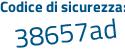 Il Codice di sicurezza è 733Z8 poi 6f il tutto attaccato senza spazi