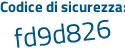 Il Codice di sicurezza è ZaZ1Z continua con c4 il tutto attaccato senza spazi