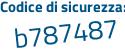 Il Codice di sicurezza è a9f9 segue 8c3 il tutto attaccato senza spazi