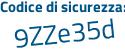 Il Codice di sicurezza è 2d1 poi 689d il tutto attaccato senza spazi