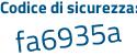Il Codice di sicurezza è f2e4 segue Z28 il tutto attaccato senza spazi