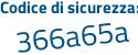 Il Codice di sicurezza è dd continua con 341c4 il tutto attaccato senza spazi