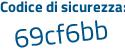 Il Codice di sicurezza è ZZ7ca34 il tutto attaccato senza spazi