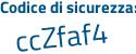 Il Codice di sicurezza è 47 segue 83144 il tutto attaccato senza spazi