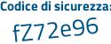 Il Codice di sicurezza è f4d5 continua con 2dd il tutto attaccato senza spazi