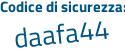Il Codice di sicurezza è 8 poi 9c464a il tutto attaccato senza spazi