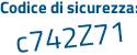 Il Codice di sicurezza è 666655c il tutto attaccato senza spazi