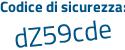 Il Codice di sicurezza è cZ61 segue 453 il tutto attaccato senza spazi